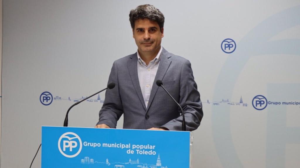 Juan José Alcalde, portavoz del PP en el Ayuntamiento de Toledo.
