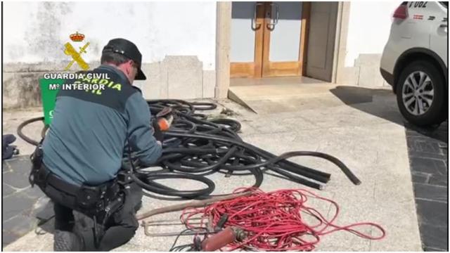 Cable incautado.