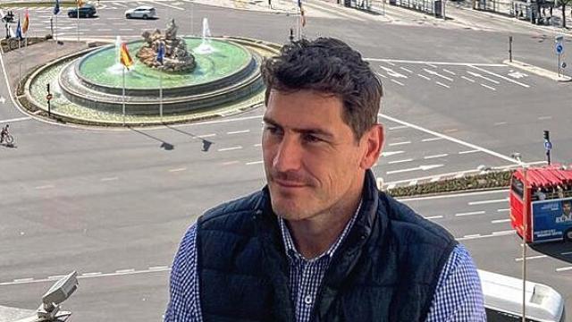 Casillas en una de las fotos que ha compartido en sus redes sociales.