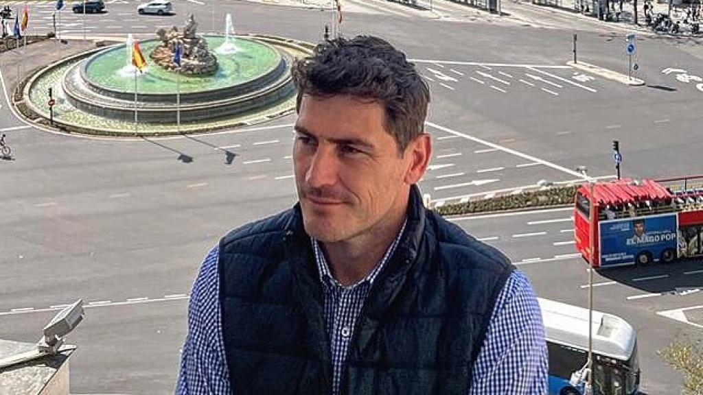 Casillas en una de las fotos que ha compartido en sus redes sociales.