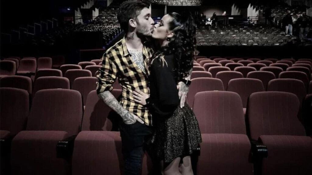 Los artistas Chanel y Víctor Elías cuando eran pareja.
