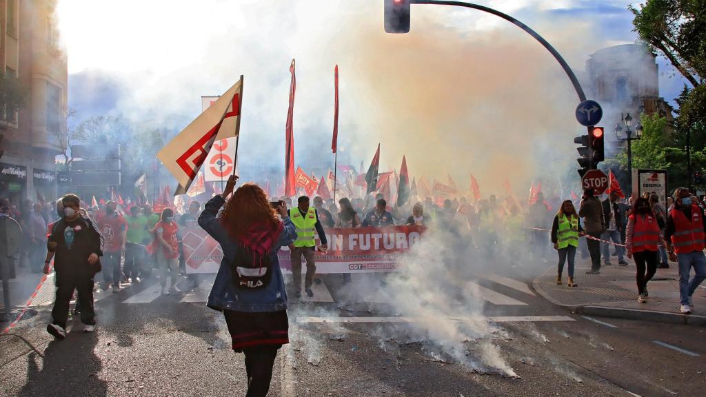 Manifestación en León