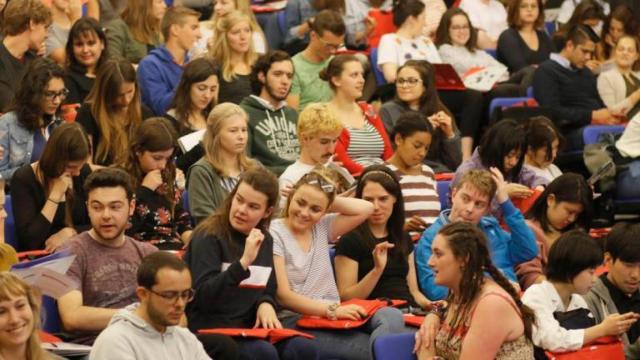 Estudiantes rusos, en una imagen de archivo.