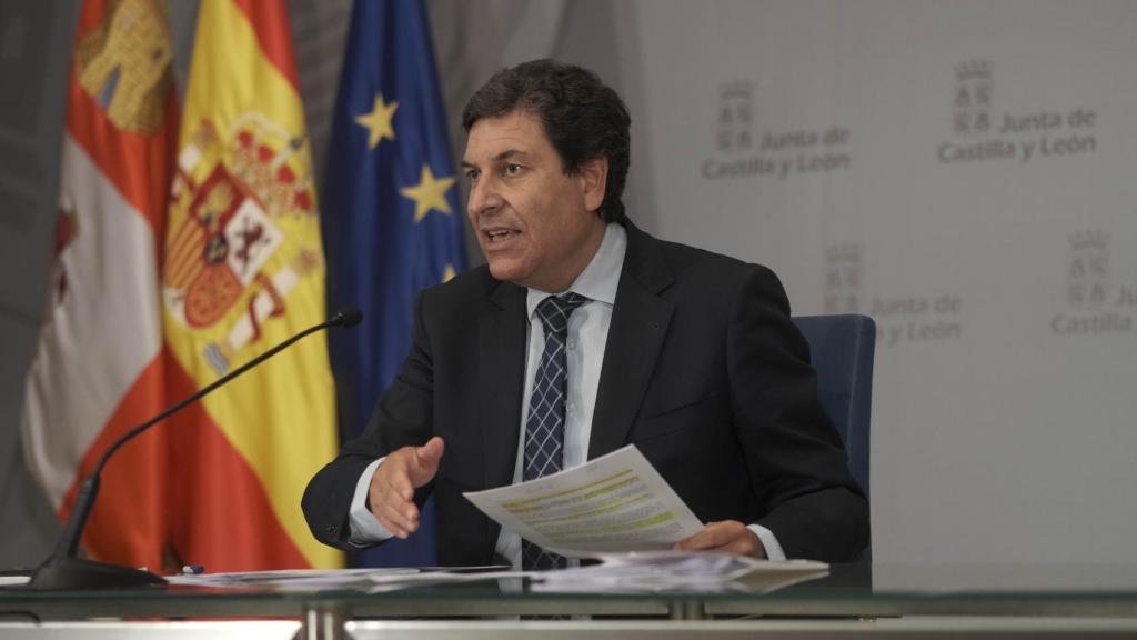 El consejero portavoz de la Junta, Carlos Fernández Carriedo