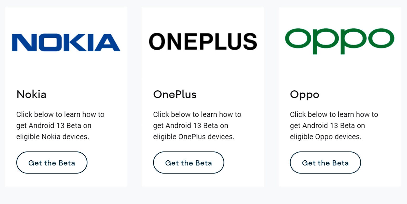 La beta 1 de Android 13