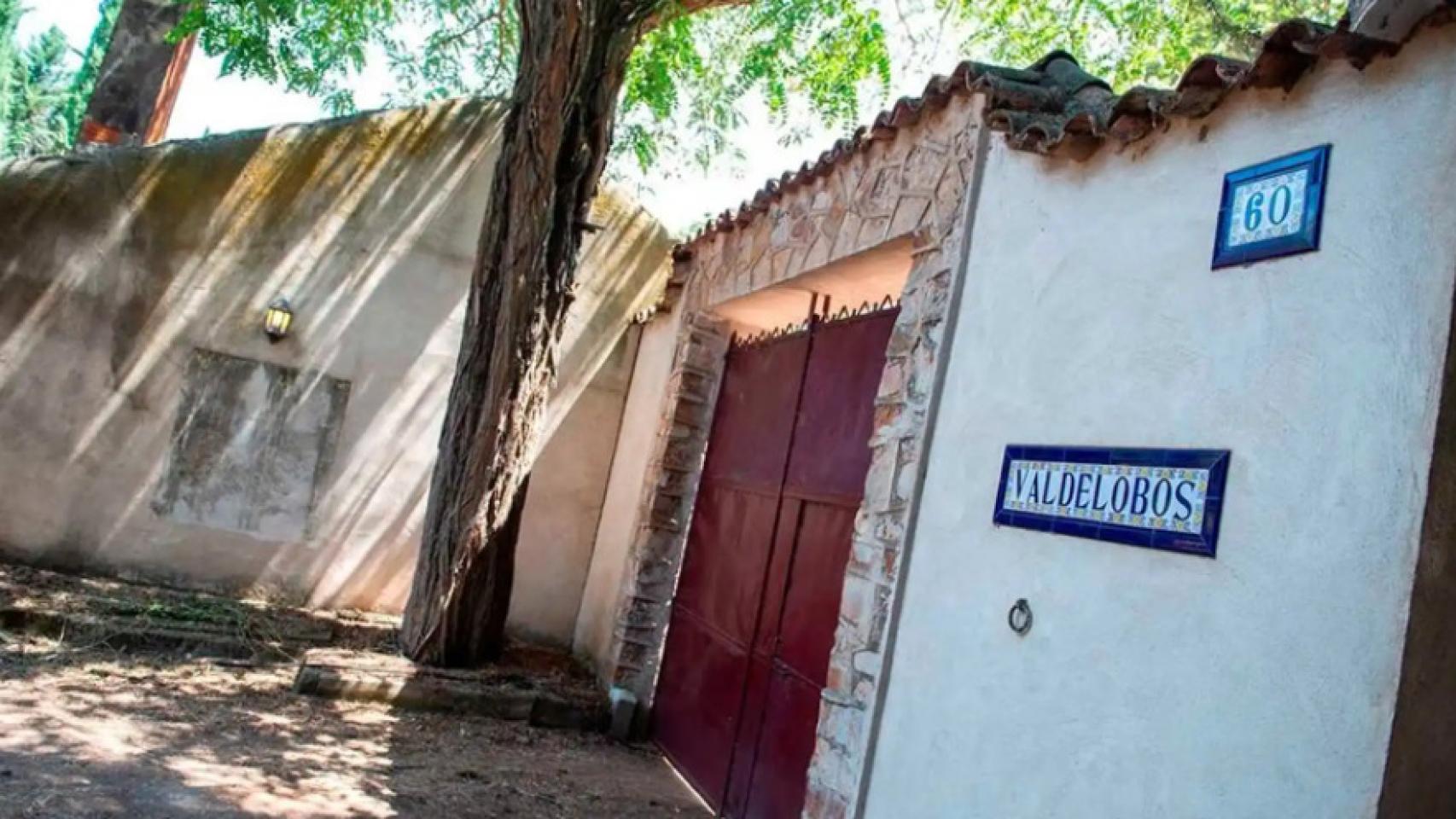 Chalet donde el anciano mató al ladrón.