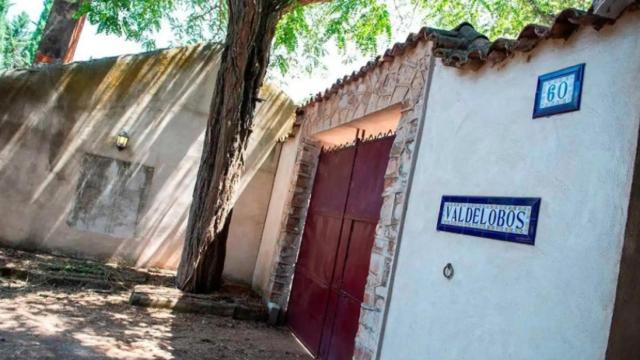 Chalet donde el anciano mató al ladrón.