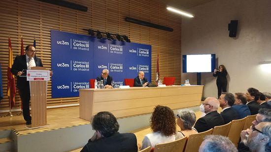 Presentación del hub de inteligencia artificial de Leganés, en la UC3M.