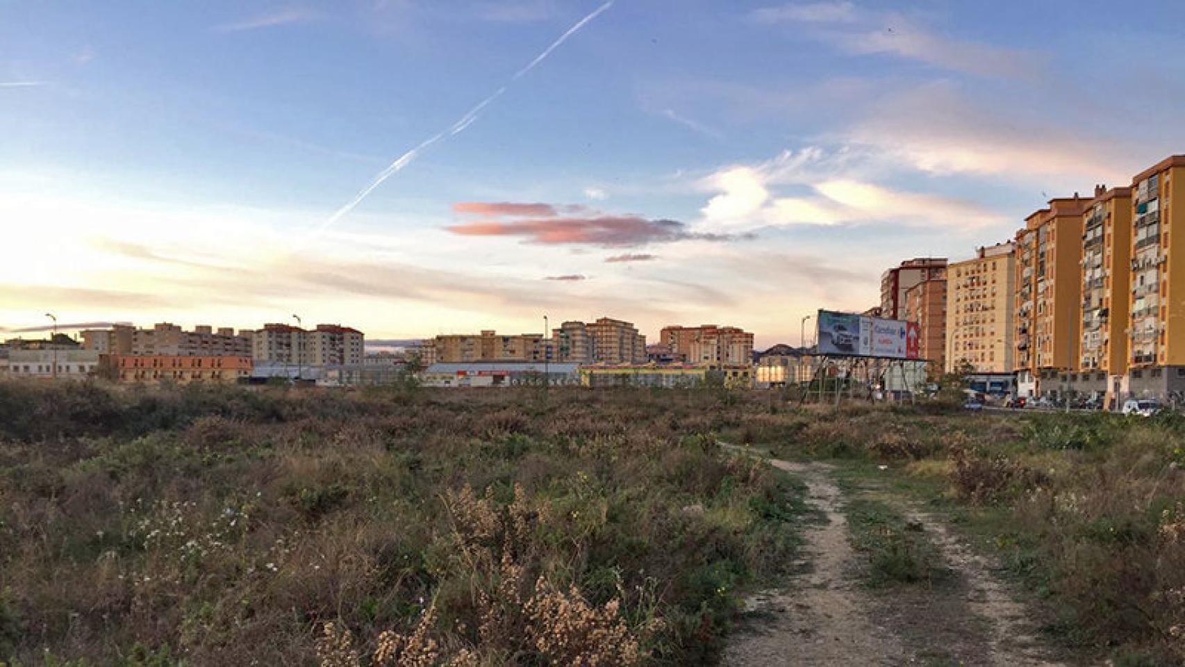 Antiguos terrenos de Repsol, en Málaga.