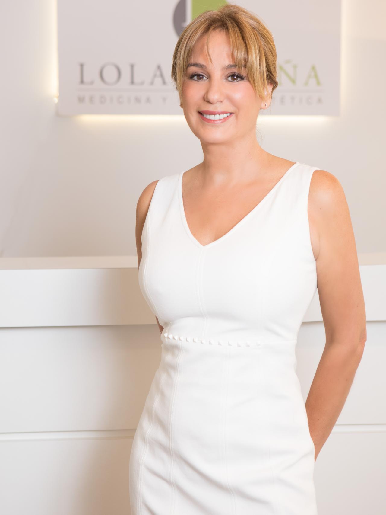 Lola Sopeña en su clínica de estética.