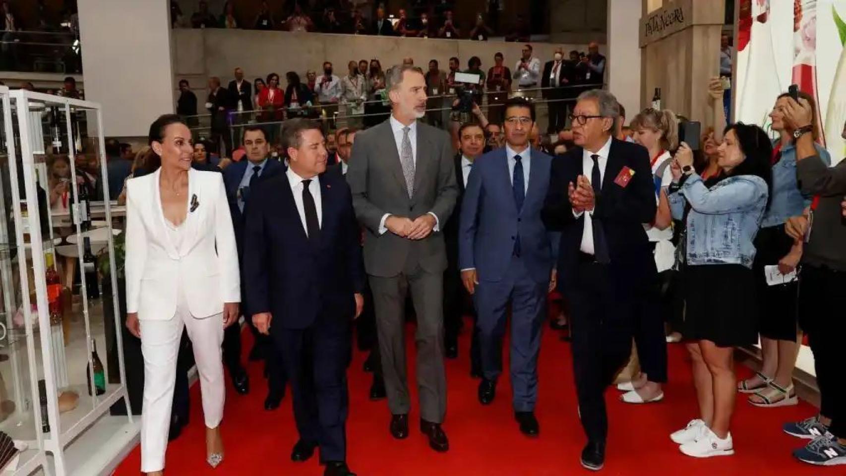 Felipe VI ha estado esta semana en la inauguración de Fenavin en Ciudad Real.