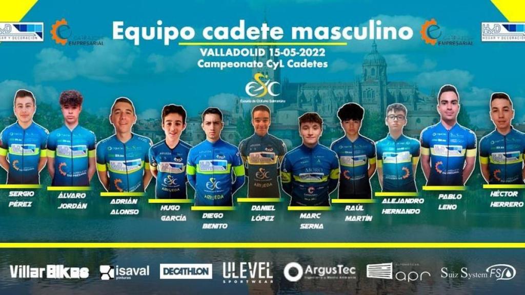 Alineación cadete ECS Valladolid