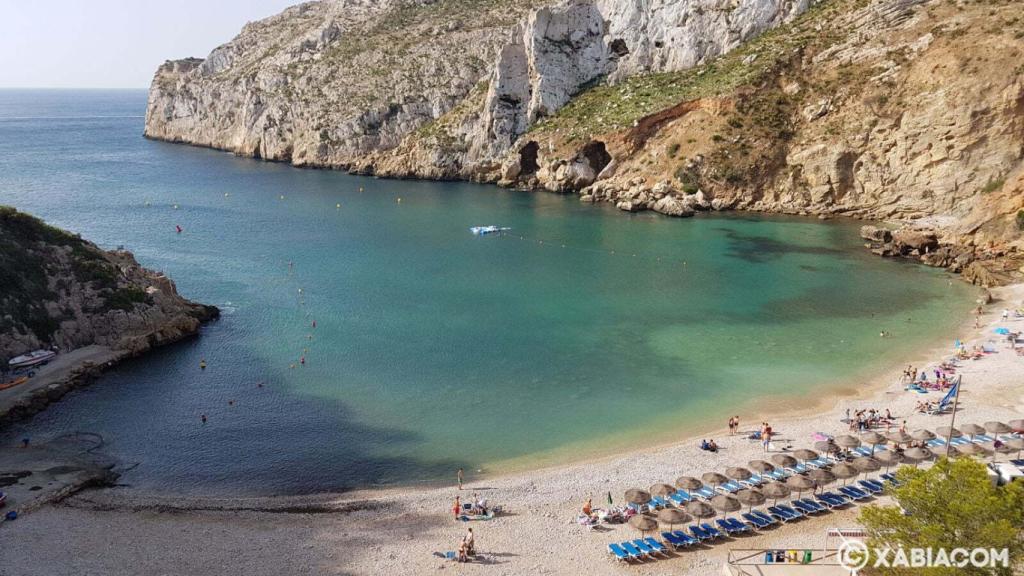 Cala Granadella, en Xàbia.