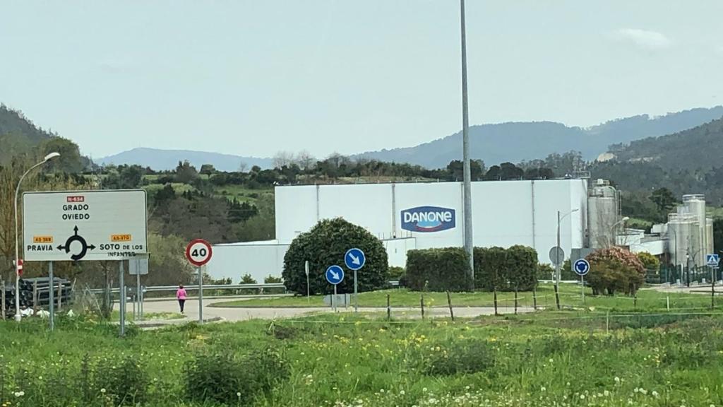 La planta de Danone en Salas (Asturias).
