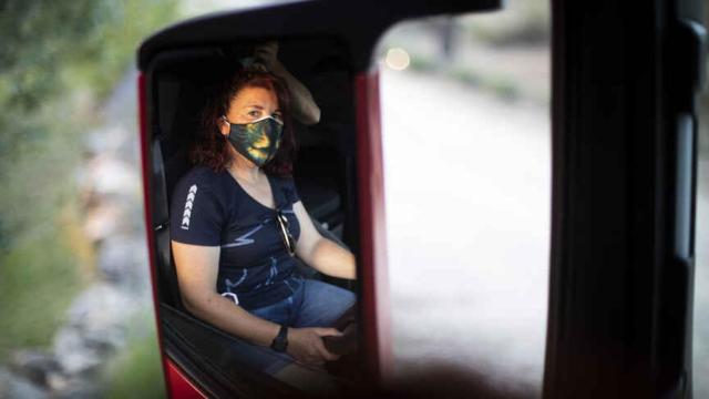 Una camionera, en imagen de archivo.