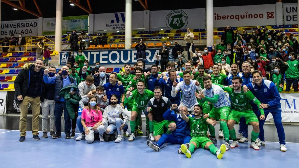 El BeSoccer UMA Antequera celebra el pase al Final Four de la Copa del Rey