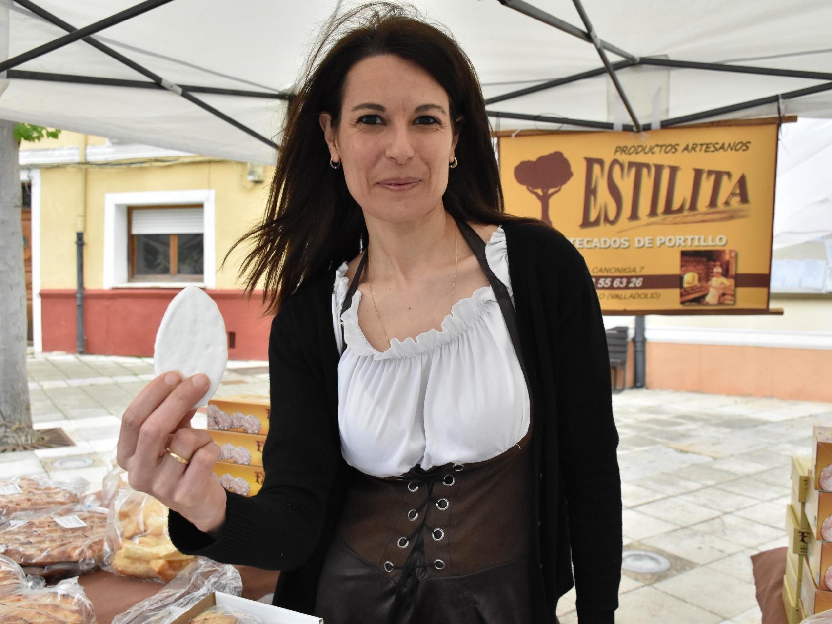 Desiré con un mantecado de Portillo