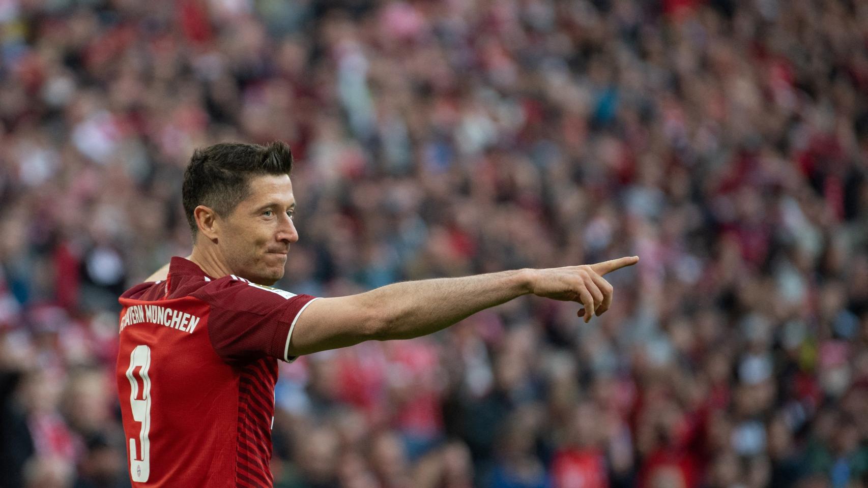 Robert Lewandowski, con el Bayern Múnich