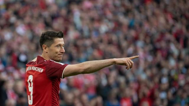 Robert Lewandowski, con el Bayern Múnich