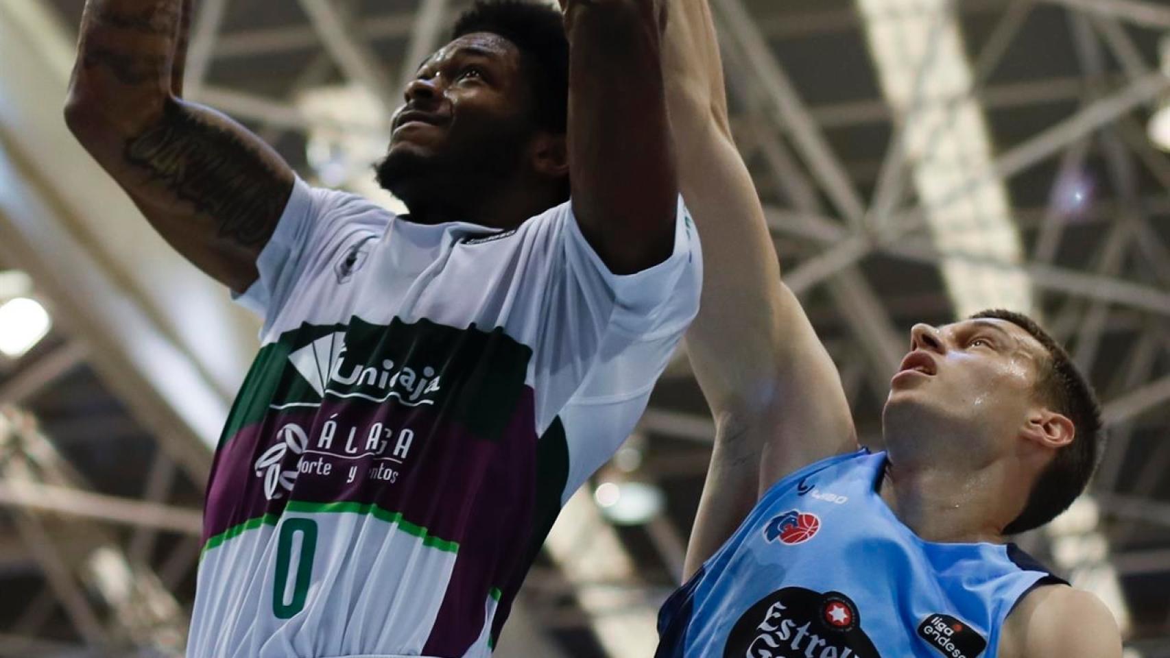 Cameron Oliver durante el Breogán-Unicaja de la Liga ACB