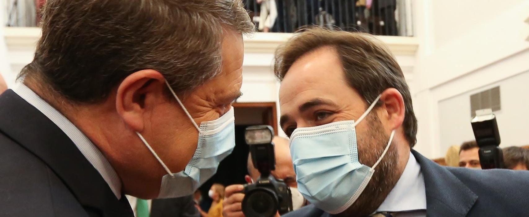 Emiliano García-Page y Paco Núñez, en una imagen de archivo de Óscar Huertas