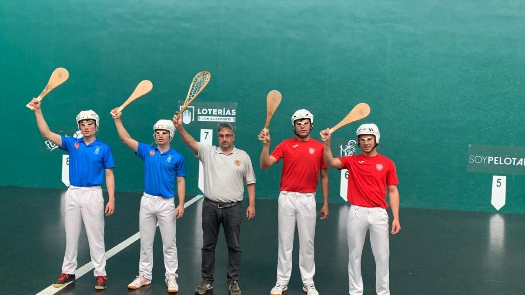 Bronce y dos cuartos puestos para Castilla y León en paleta cuero y mano