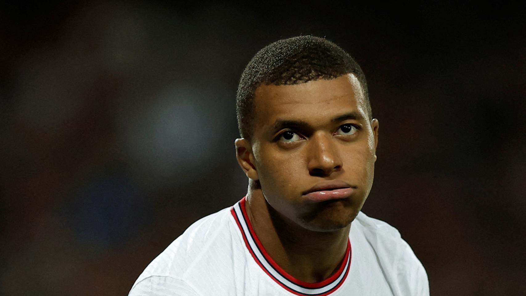 Kylian Mbappé, durante un partido.