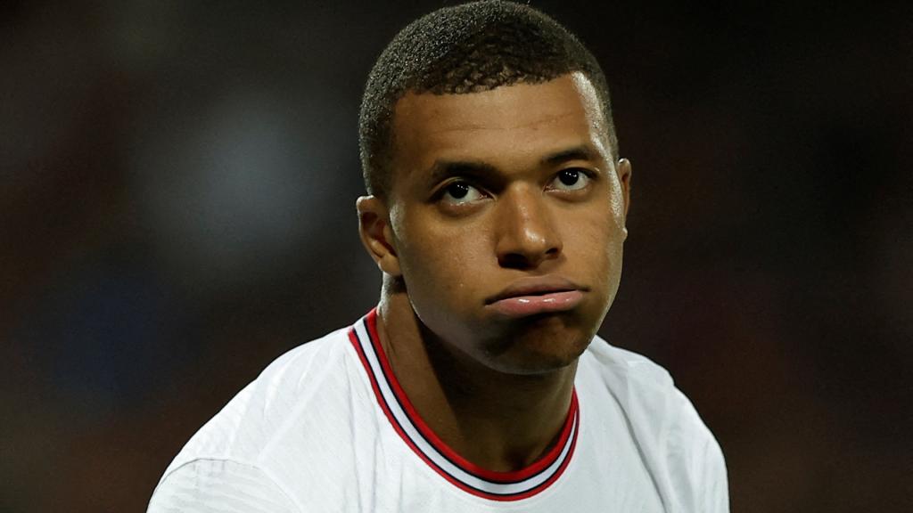 Kylian Mbappé, durante un partido.