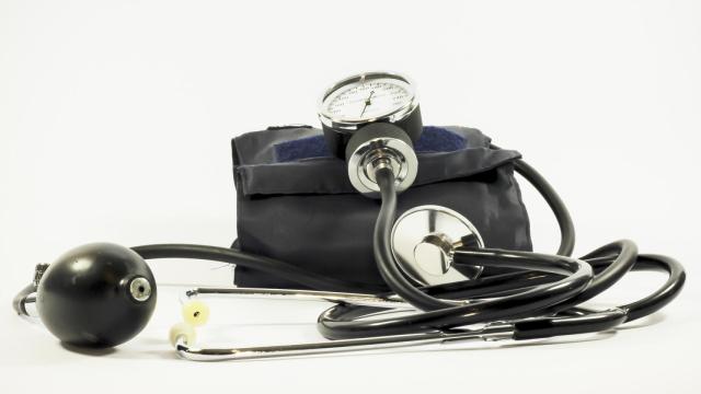 Medidor de la presión arterial.