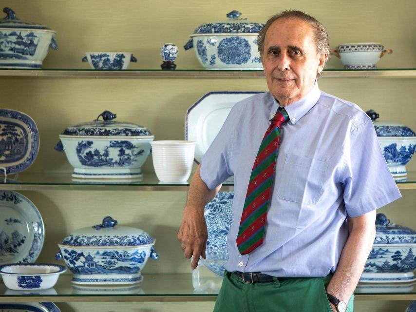 Jaime Peñafiel en su casa.
