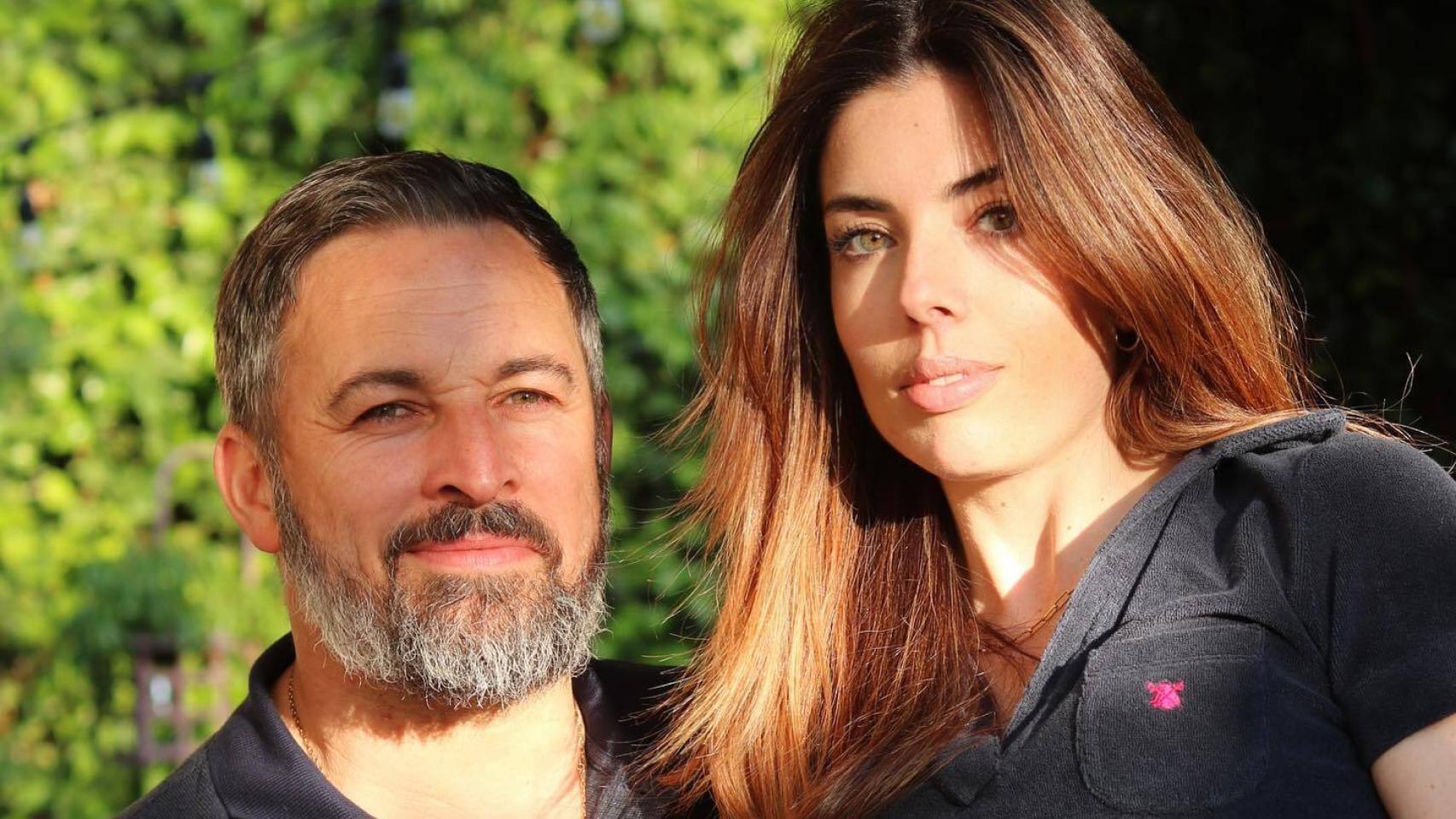 Lidia Bedman junto a su marido, Santiago Abascal.