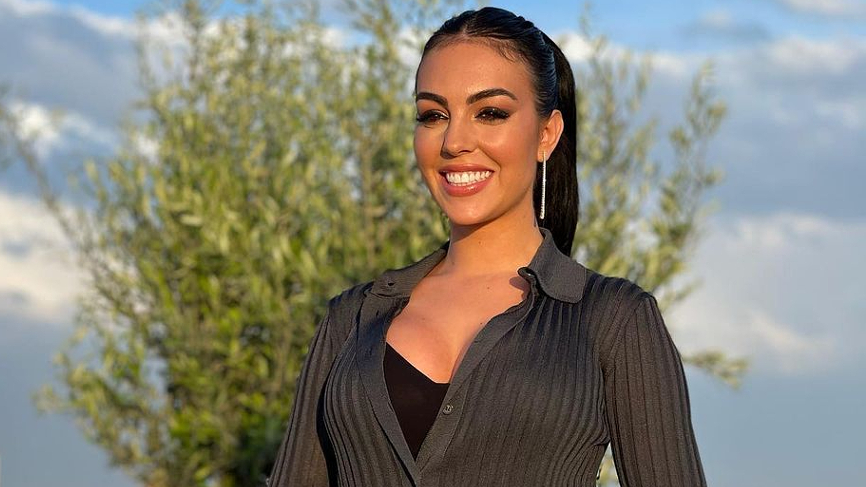 Georgina Rodríguez, en una imagen de sus redes sociales tomada en Madrid.