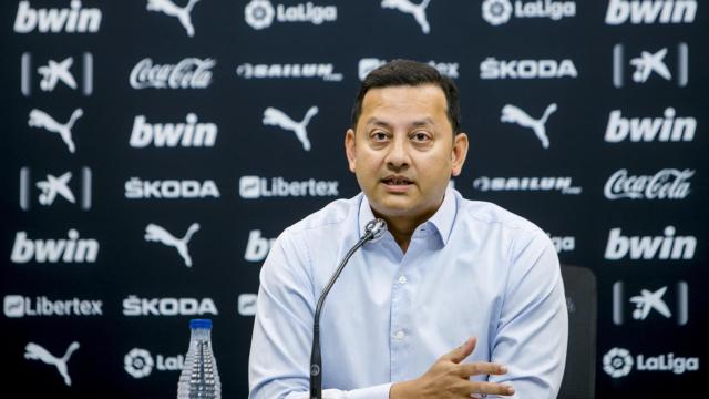 Anil Murthy, durante una rueda de prensa.