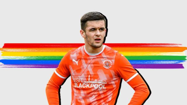 Jake Daniels, en un fotomontaje.