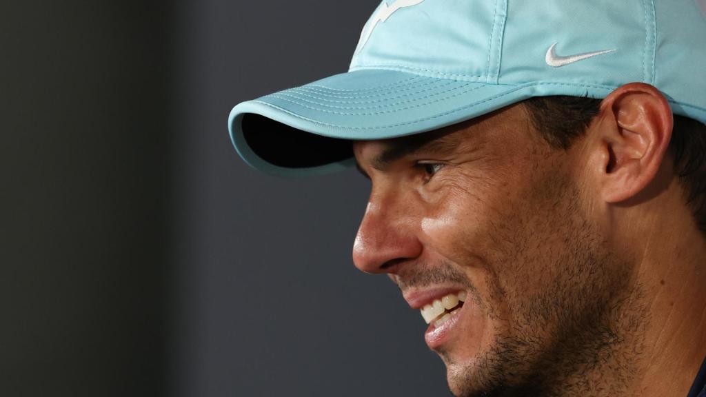 Rafa Nadal, en rueda de prensa.