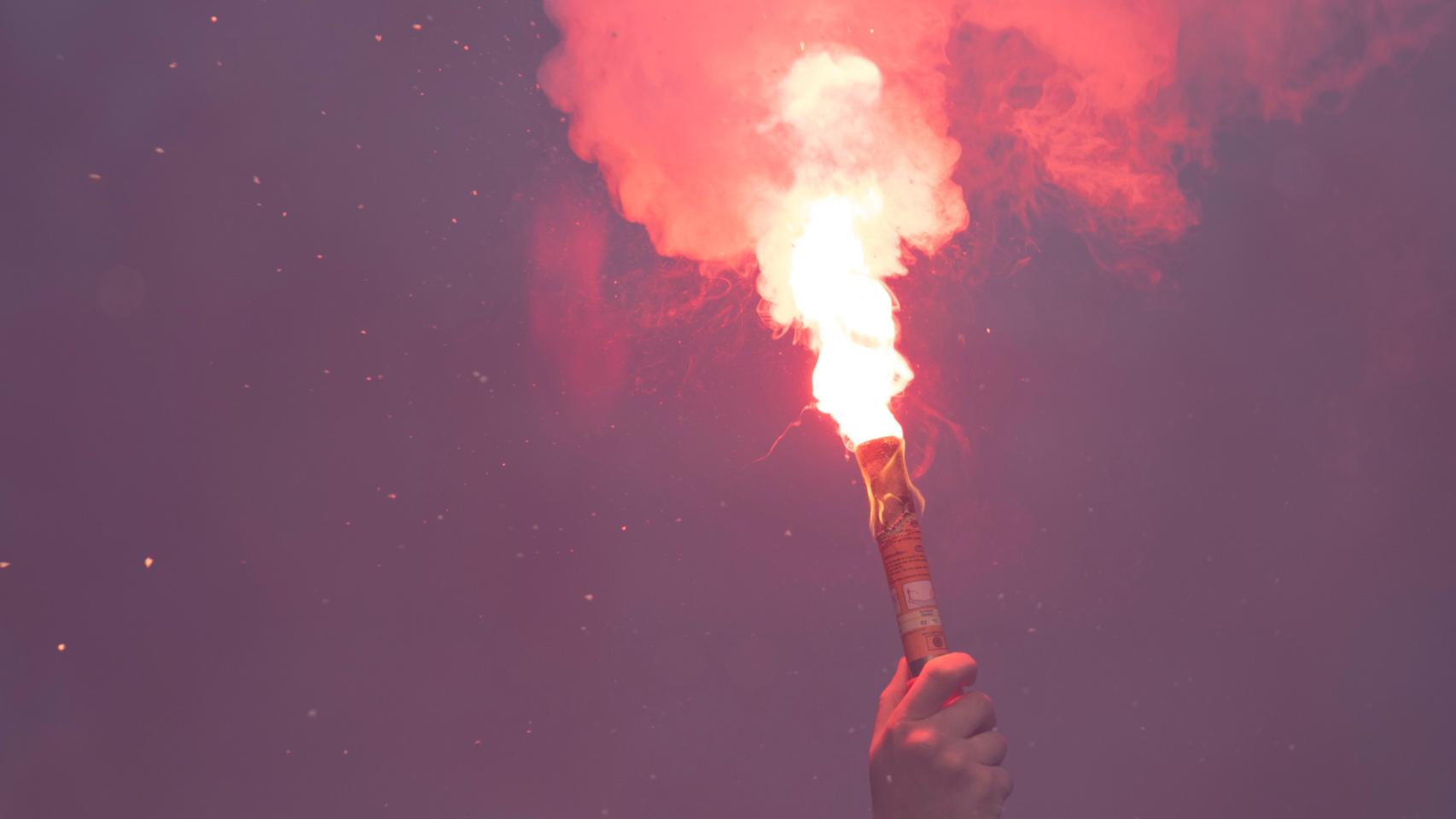 Detenido por herir con una bengala a un policía en la celebración del ascenso del Ourense