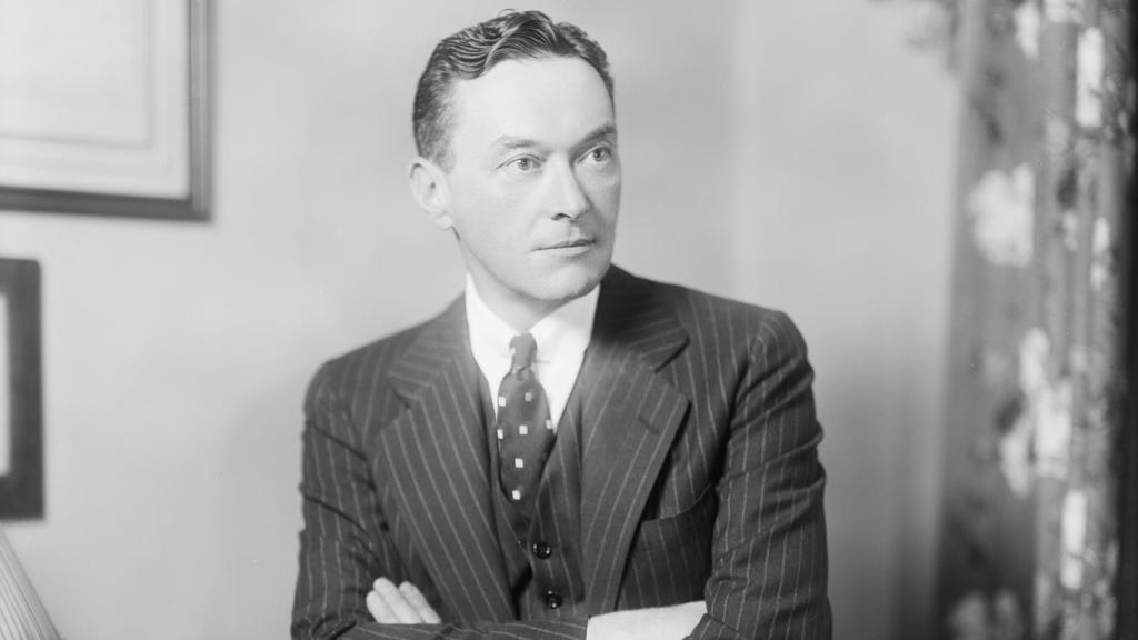 El periodista y teórico estadounidense Walter Lippmann.