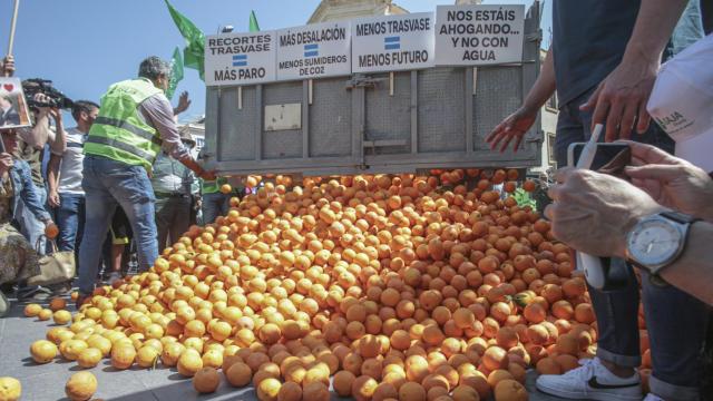 Manifestación Alicante trasvase Tajo-Segura, Carlos Mazón, Fernando López Miras, Luis Barcala