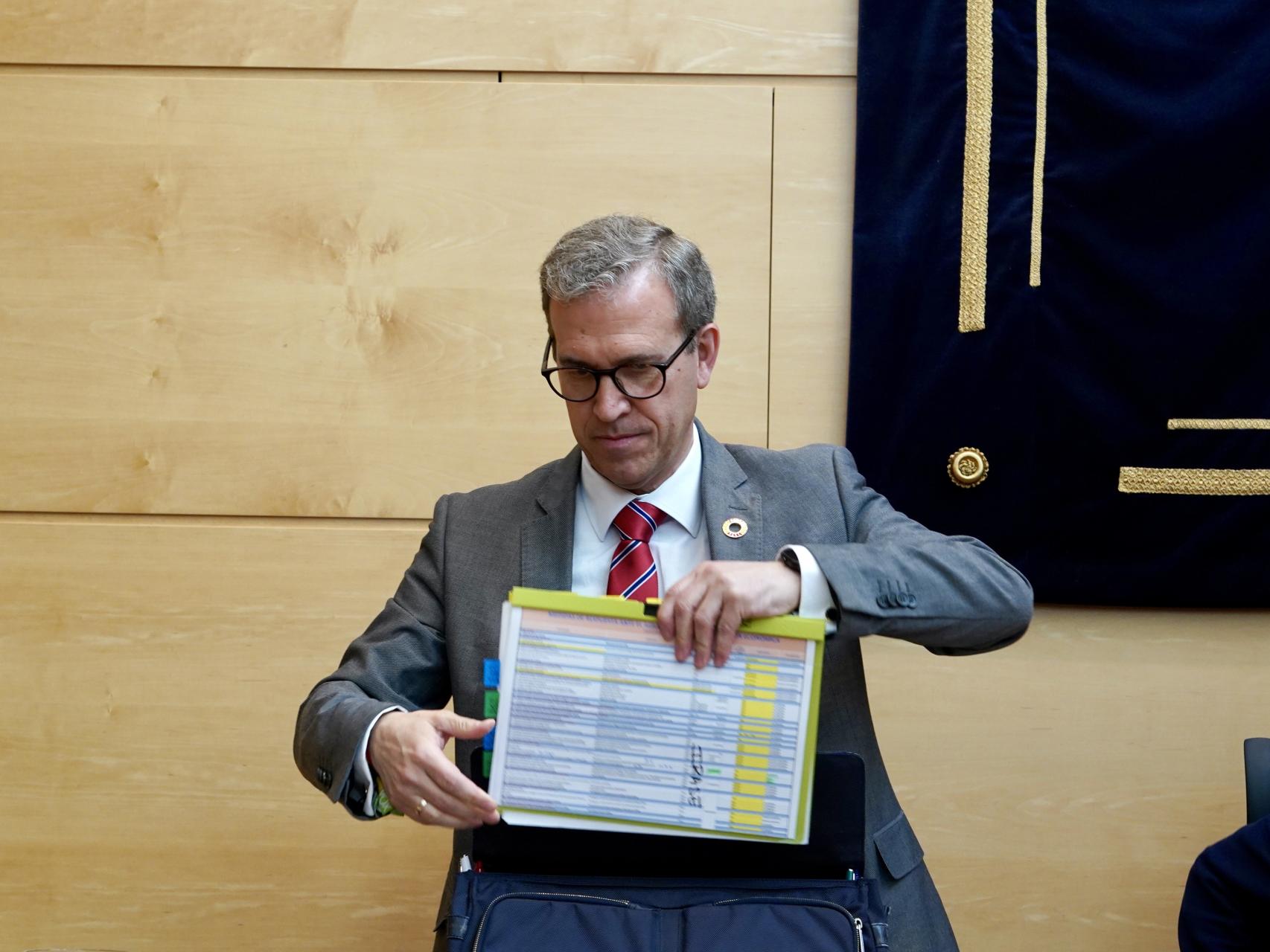 El consejero de Industria, Mariano Veganzones, en una imagen de archivo.