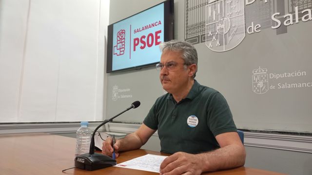 El portavoz socialista en la Diputación de Salamanca, Fernando Rubio