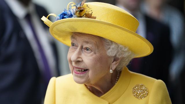 La reina Isabel II en Londres.