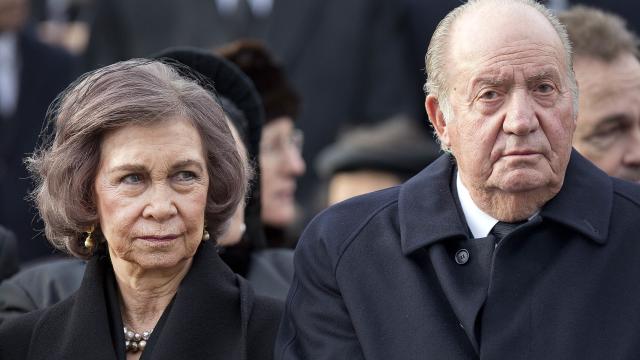 Los reyes eméritos Juan Carlos y Sofía.
