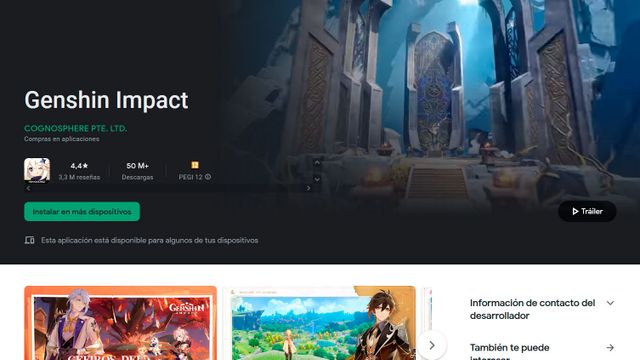 La Google Play Store cabia radicalmente su diseño en ordenadores