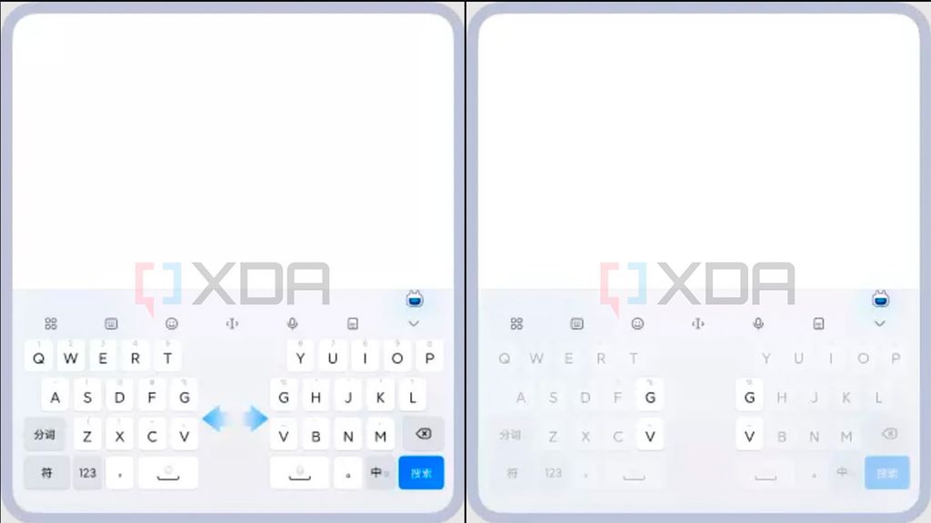 Disposición del teclado
