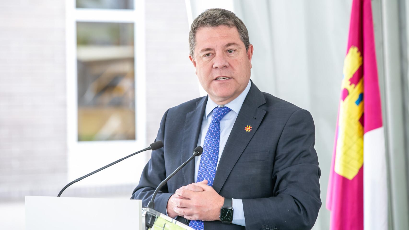 Emiliano García-Page, presidente de Castilla-La Mancha. Foto: JCCM.