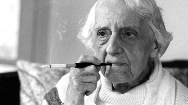 La filósofa veleña María Zambrano en una imagen tomado en 1984.