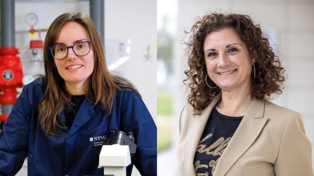 Las investigadoras españolas, Nuria Espallargas y Elena García.