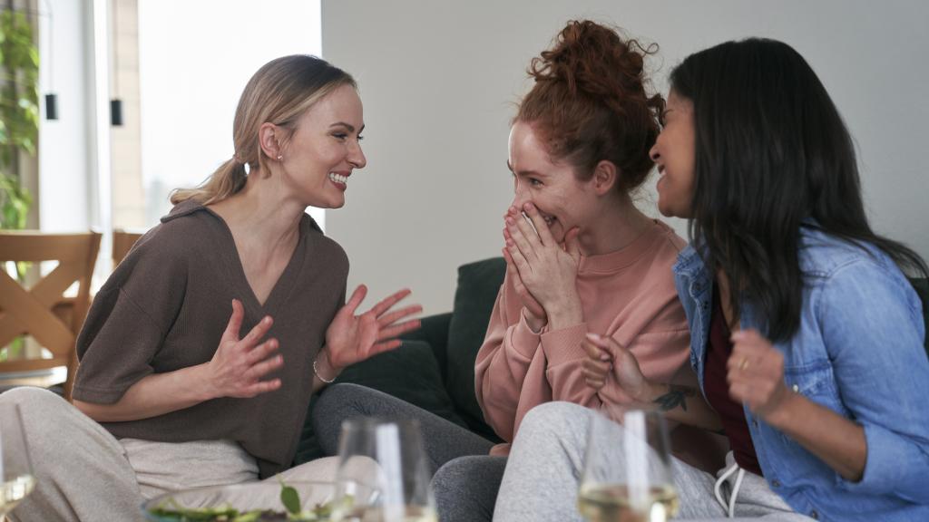 Un grupo de amigas en una sesión.