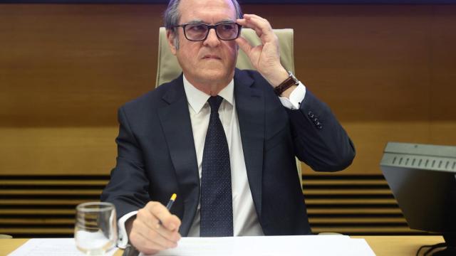El Defensor del Pueblo, Ángel Gabilondo, a su llegada a una Comisión de Relaciones con el Defensor del Pueblo.