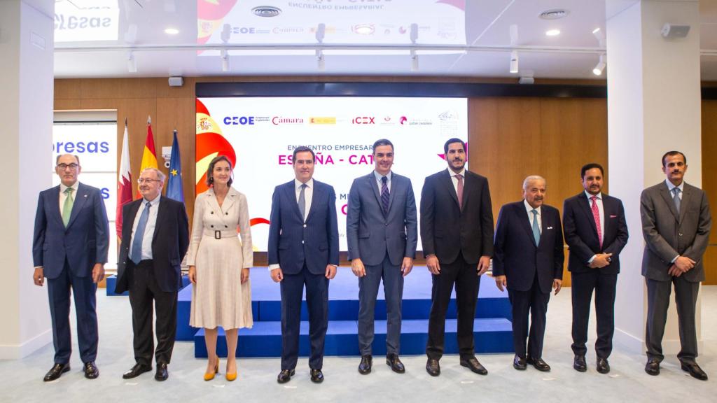 Ignacio Galán, presidente de Iberdrola, durante el encuentro en CEOE